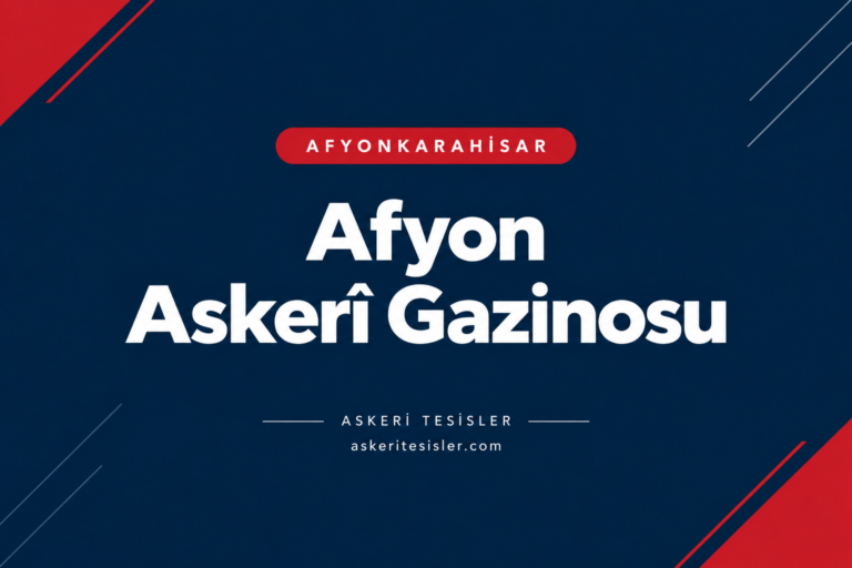 Afyon Askerî Gazinosu tesis fotoğrafı