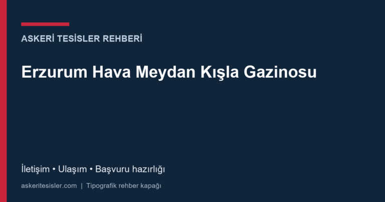 Erzurum Hava Meydan Kışla Gazinosu tesis fotoğrafı